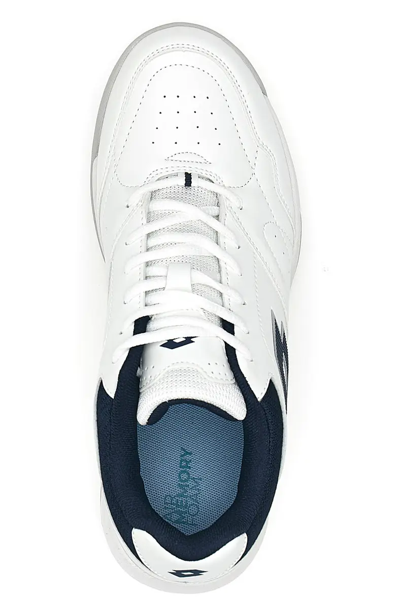 Scarpe da Padel bianche con logo blu Lotto COURT LOGO AMF XX miniatura 3