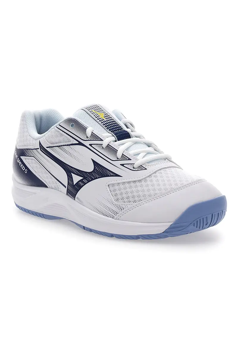 Scarpe da Pallavolo Bianche con Tomaia in Mesh MIZUNO CYCLONE SPEED 5 miniatura 2