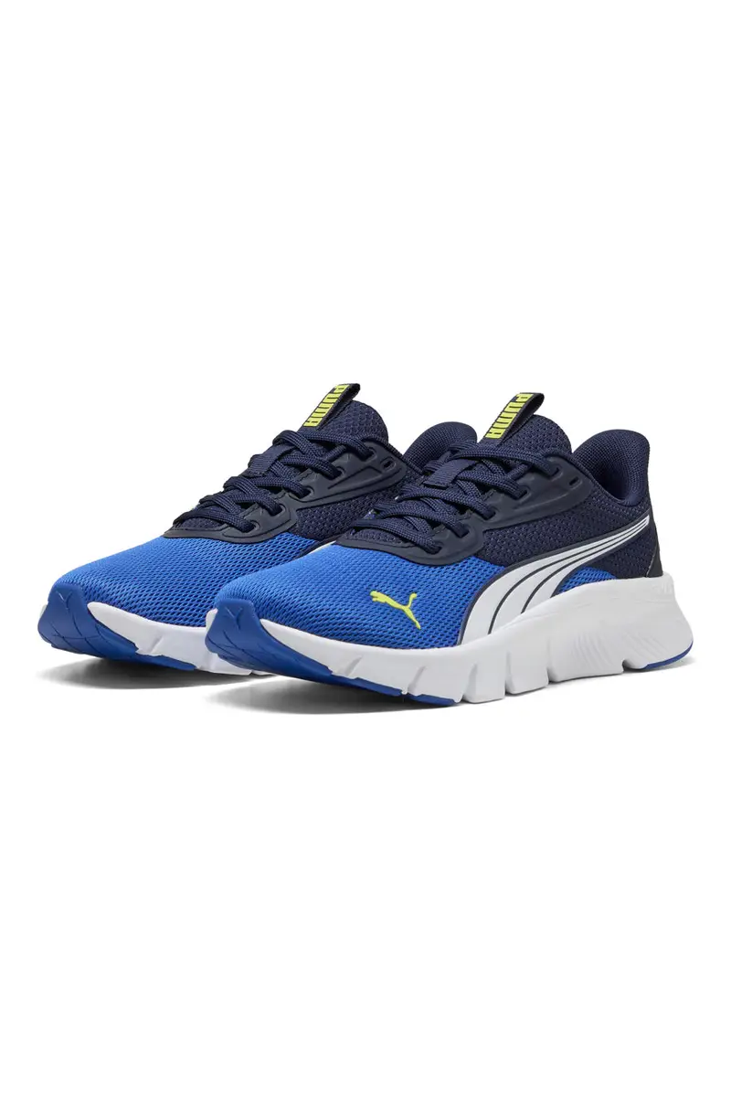 Scarpe da Running Blu e Bianco Puma FlexFocus Lite Modern Jr miniatura 2