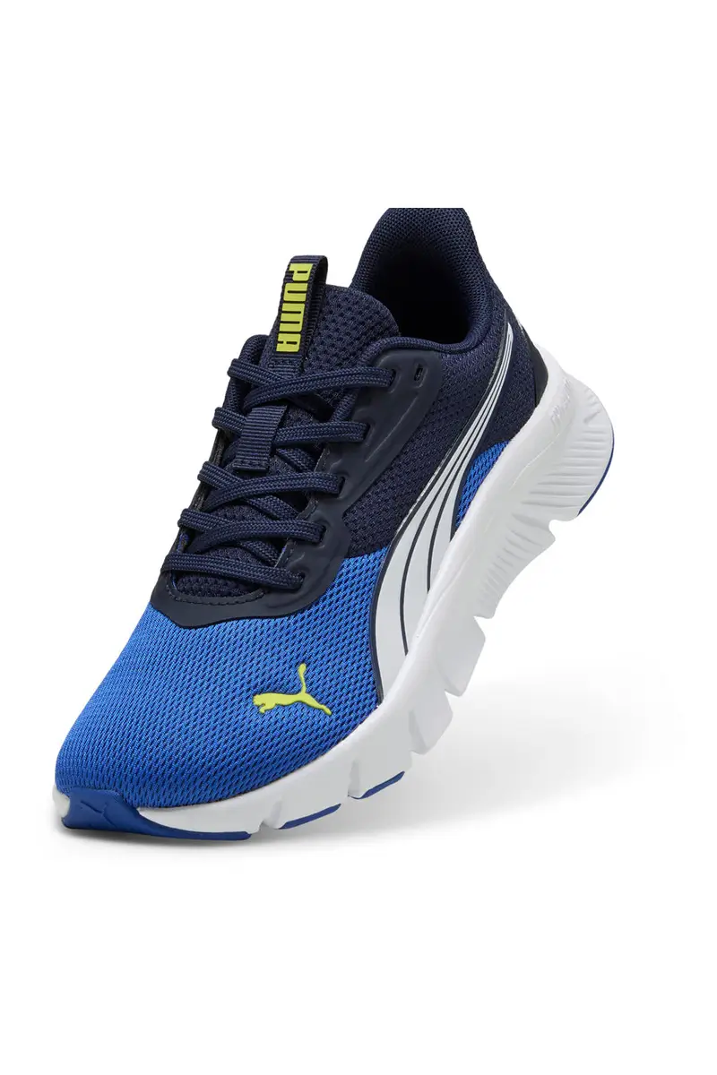 Scarpe da Running Blu e Bianco Puma FlexFocus Lite Modern Jr miniatura 3