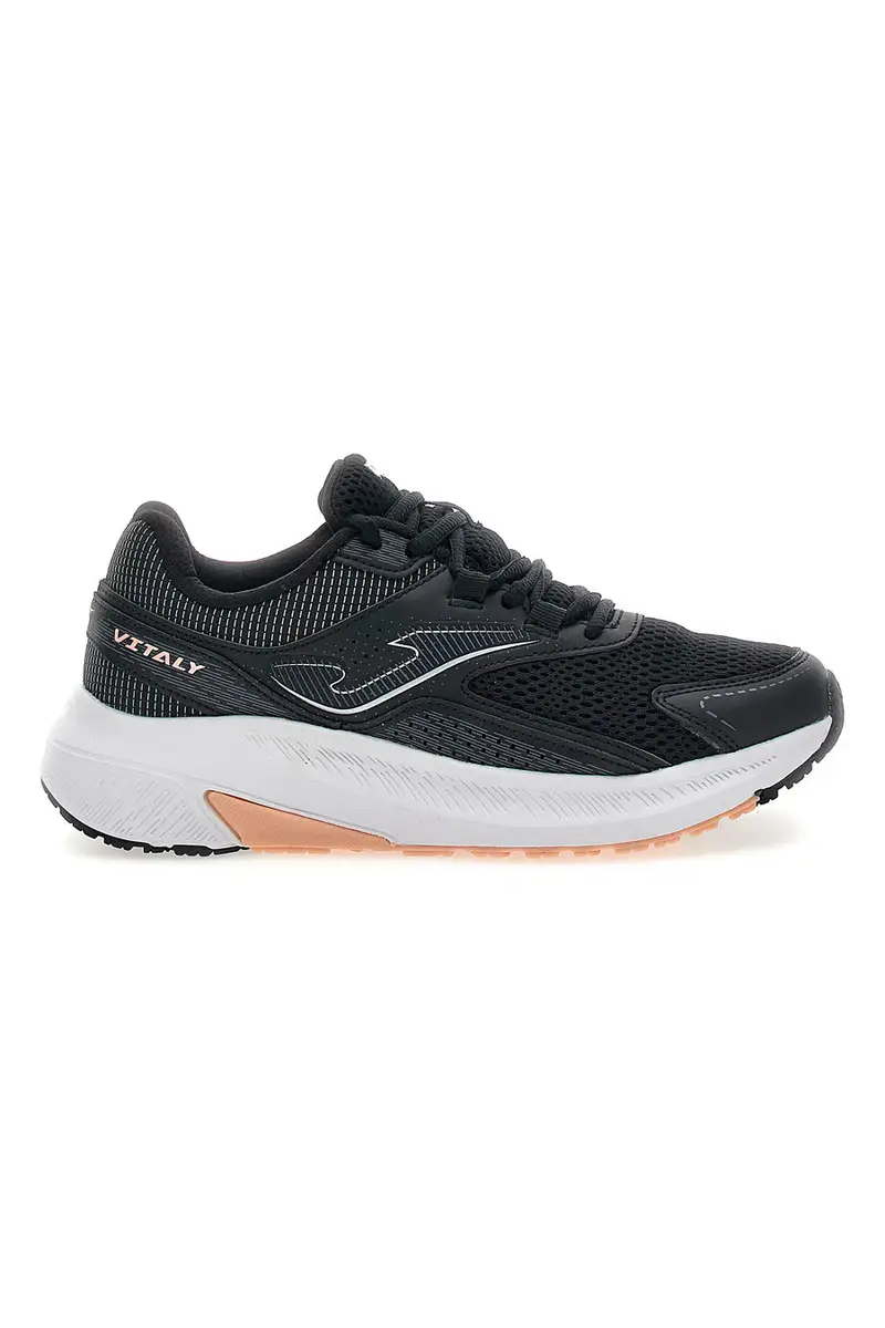 Scarpe da Running con Tomaia in Mesh JOMA VITALY LADY 2525 Nere e Bianche