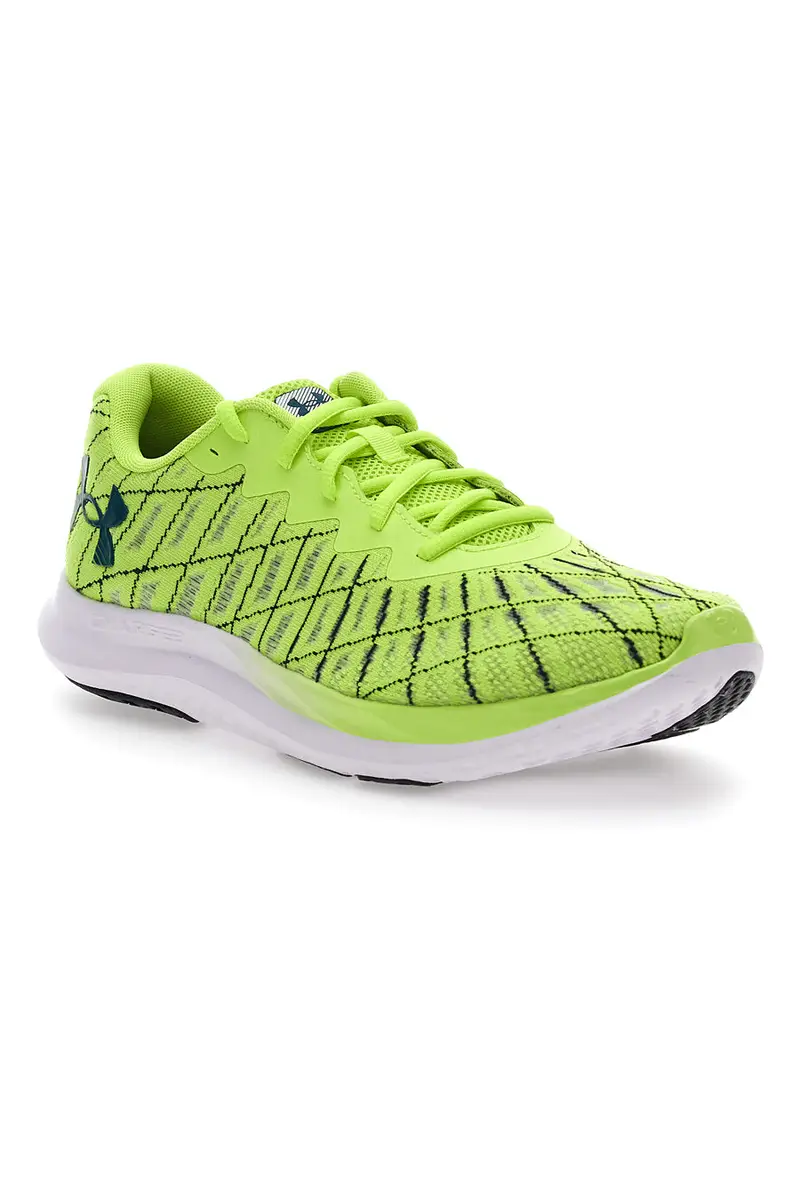 Scarpe da Running Gialle Fluo Under Armour UA Charged Breeze 2 miniatura 2