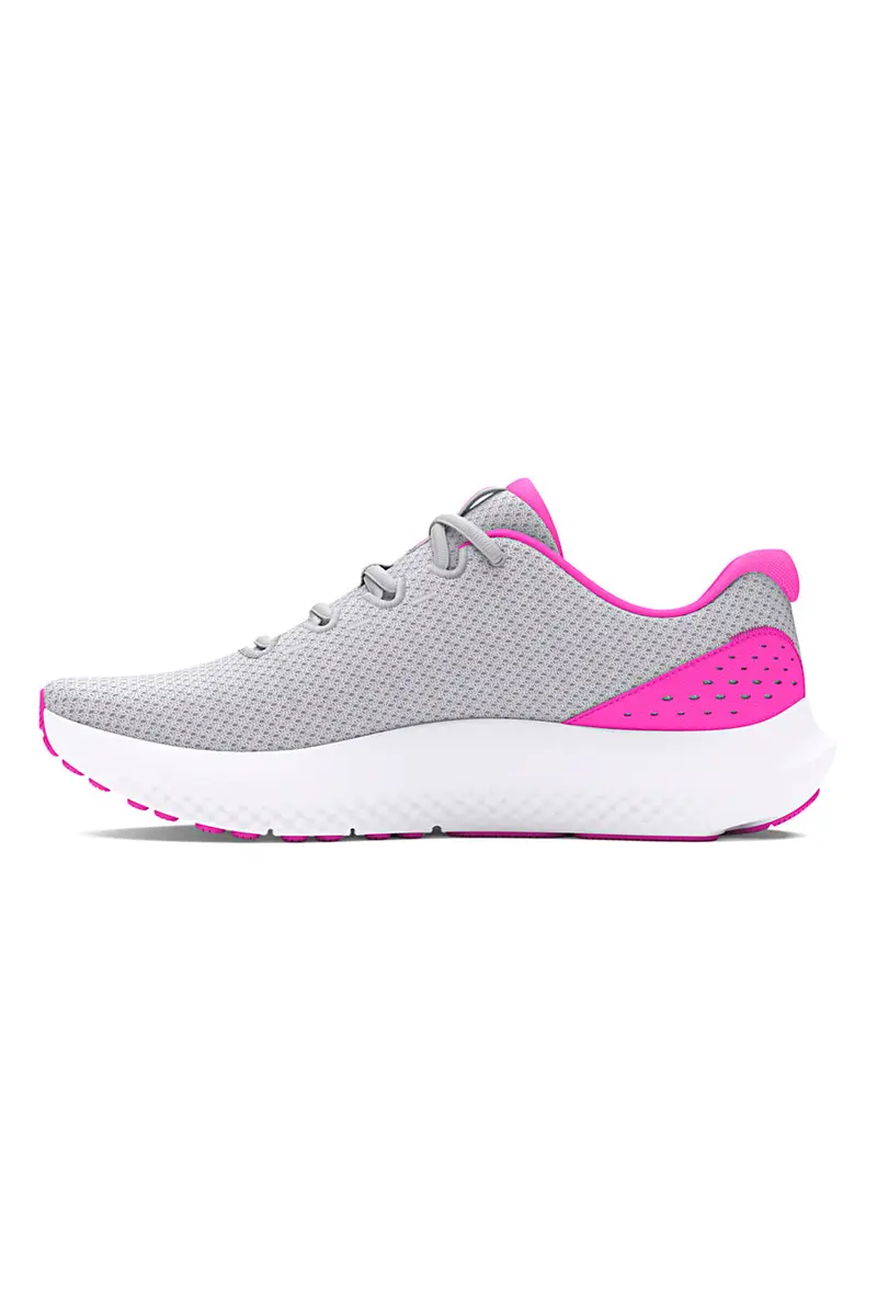 Scarpe da Running Grigie e Fucsia Under Armour W CHARGED SURGE 4 miniatura 2
