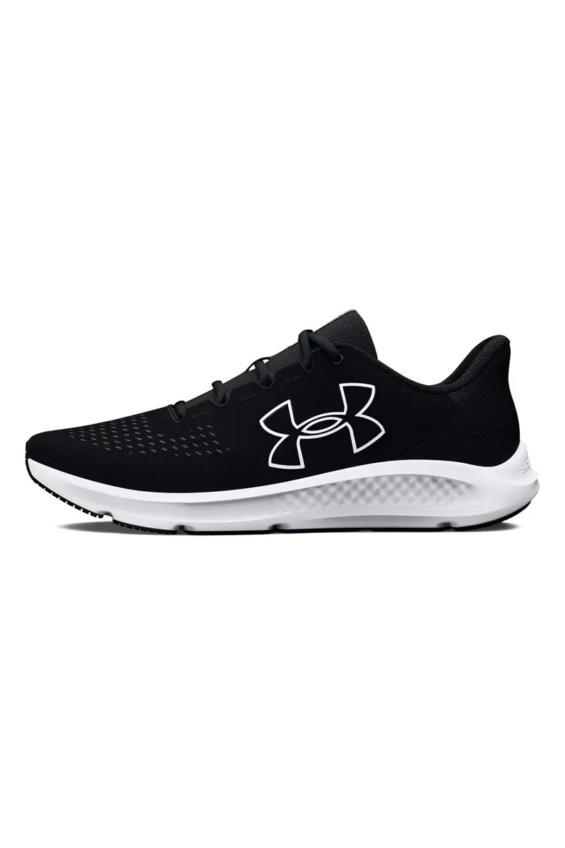 Scarpe da Running Nere e Bianche Under Armour Charged Pursuit 3 Bl miniatura 2
