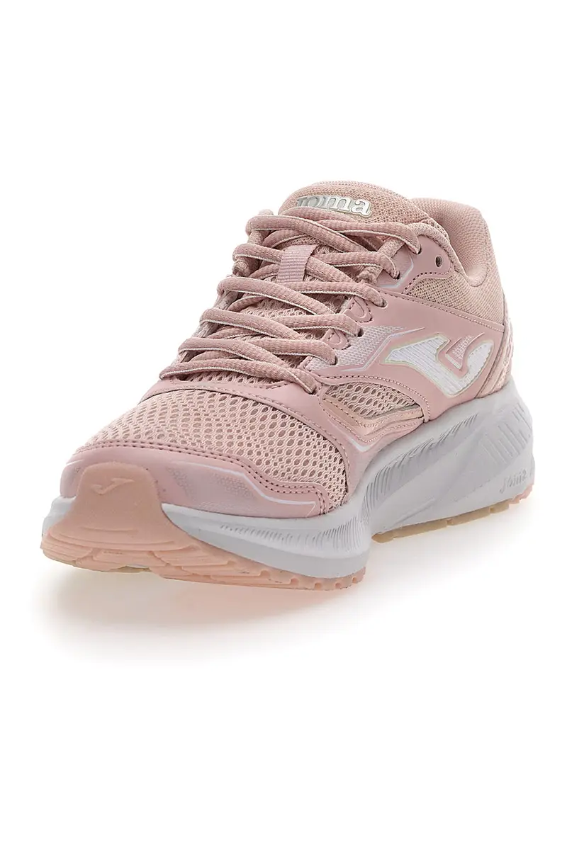 Scarpe da Running Rosa Con Logo Laterale Joma Vitality Lady 2413 miniatura 3