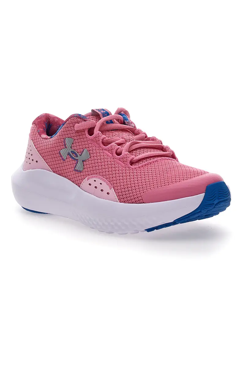 Scarpe da Running Rosa Under Armour UA BGS Surge 4 Print miniatura 2