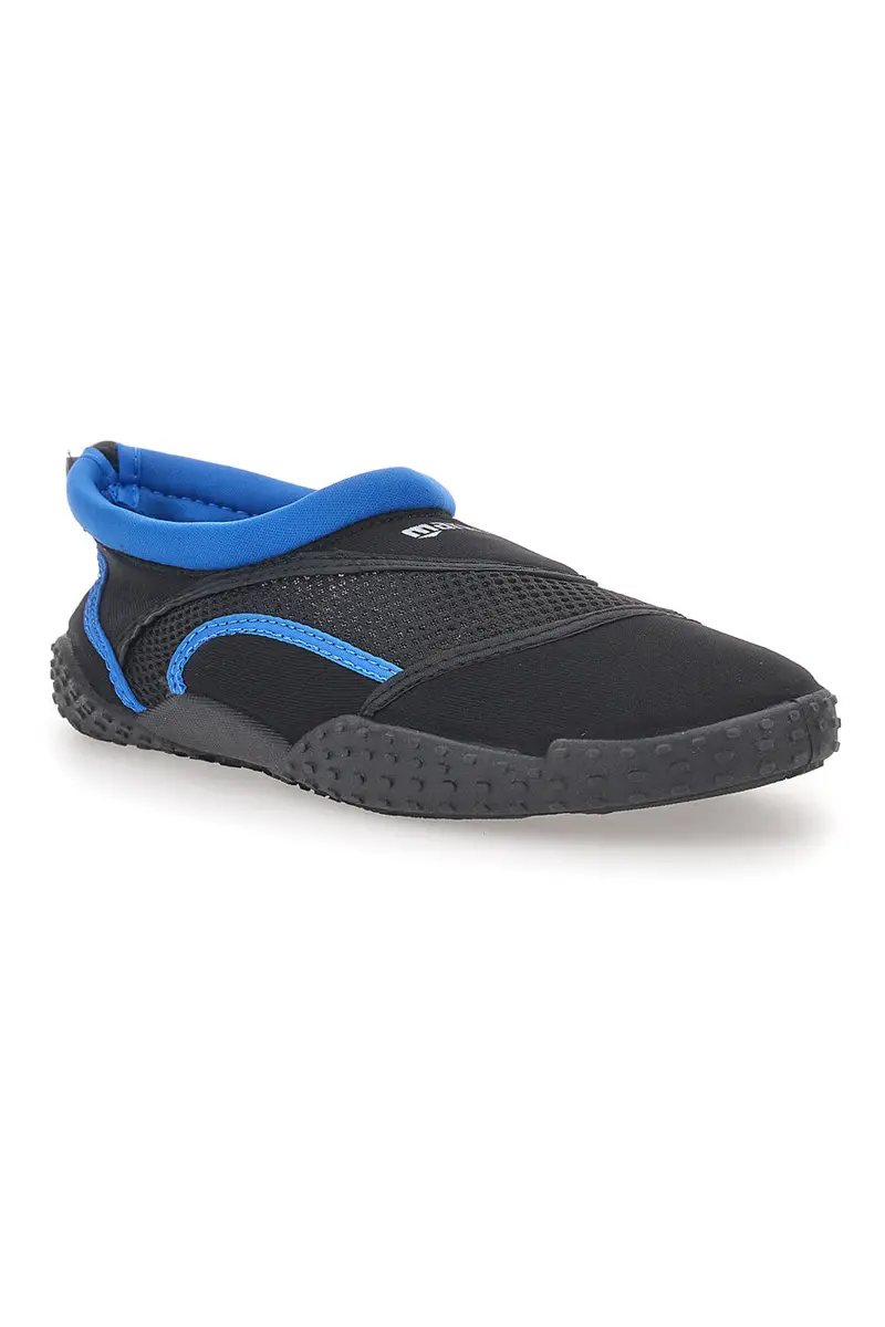 Scarpe da scoglio nere con bordo blu Mares Acquatic Man miniatura 2