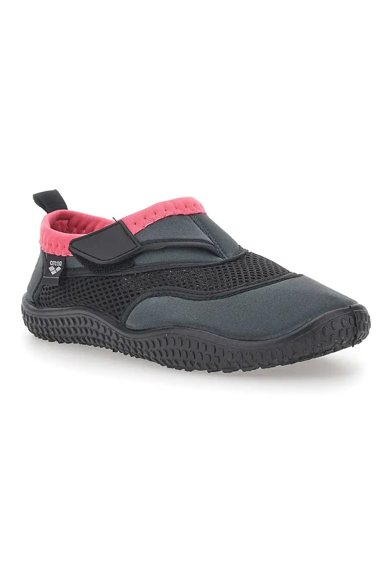 Scarpe da scoglio nere con bordo rosa Arena Watershoes miniatura 2