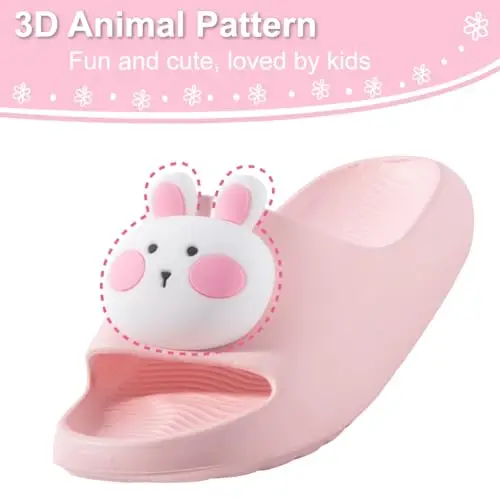 Scarpe da Spiaggia e Piscina Ragazzi Ragazze Infradito Ciabatte da Bagno Bambino Bambini Sandali Estivi Antiscivolo miniatura 2