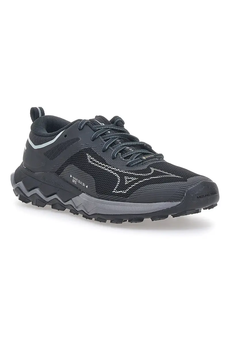 Scarpe da Trail Running Mizuno Wave Ibuki 4 GTX Nero miniatura 2