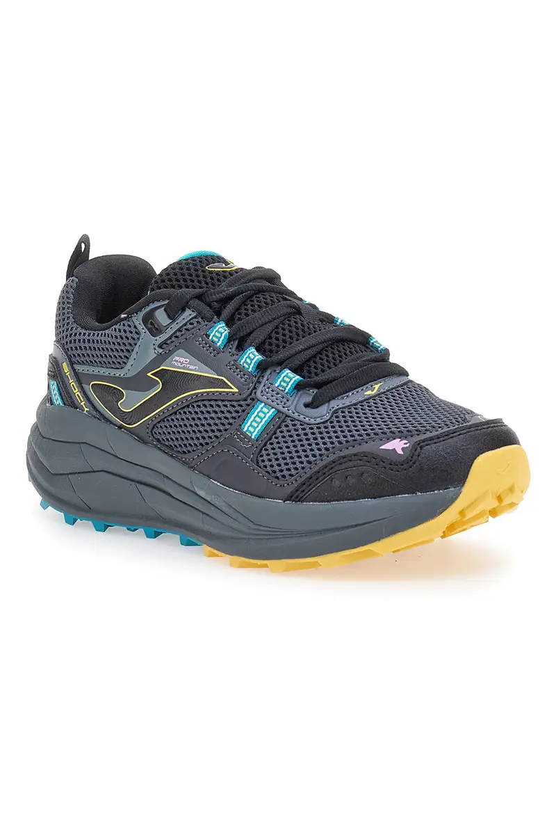 Scarpe da Trail Running Nere e Blu JOMA TK Shock Lady 2422 miniatura 2