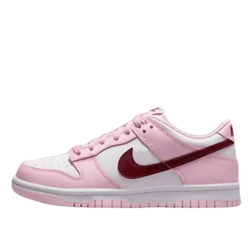 Scarpe  Dunk Low Pink Red White |  Nike