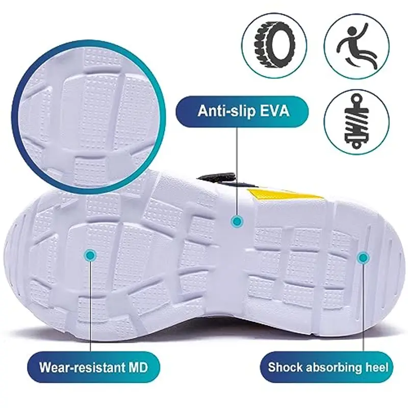 Scarpe Ginnastica Bambini 28 Corsa Bambina Basket Ragazzi Sportive Camminata Bambine Atletica Antiscivolo Tennis Sneaker Blu miniatura 2