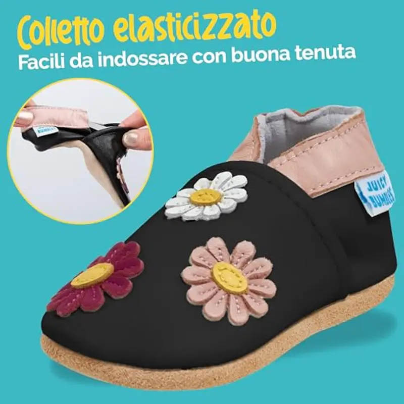 Scarpe Neonata Primigi Scarpe Bambina in Morbida Pelle - Margherite - 12 miniatura 3