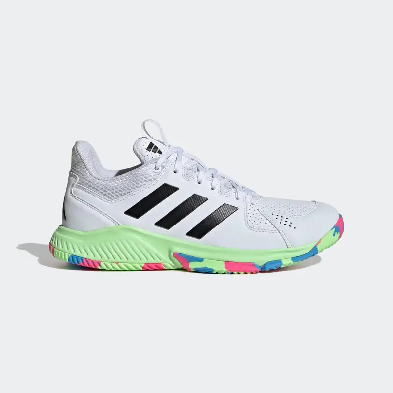 Scarpe pallamano uomo ADIDAS COURT FLIGHT bianco-giallo-blu |  Adidas