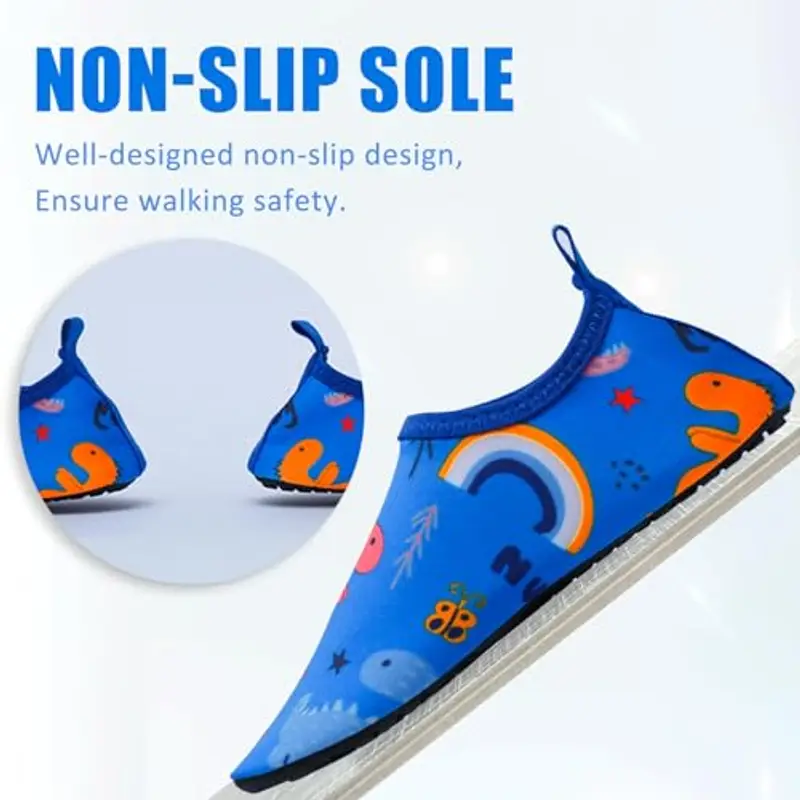Scarpe Scoglio Bambino Bambini Scarpe da Spiaggia Mare Acquatiche Piscina Bambini Immersione Ragazzo Ragazza Scarps a Piedi Nudi per Surf Sportivo miniatura 2