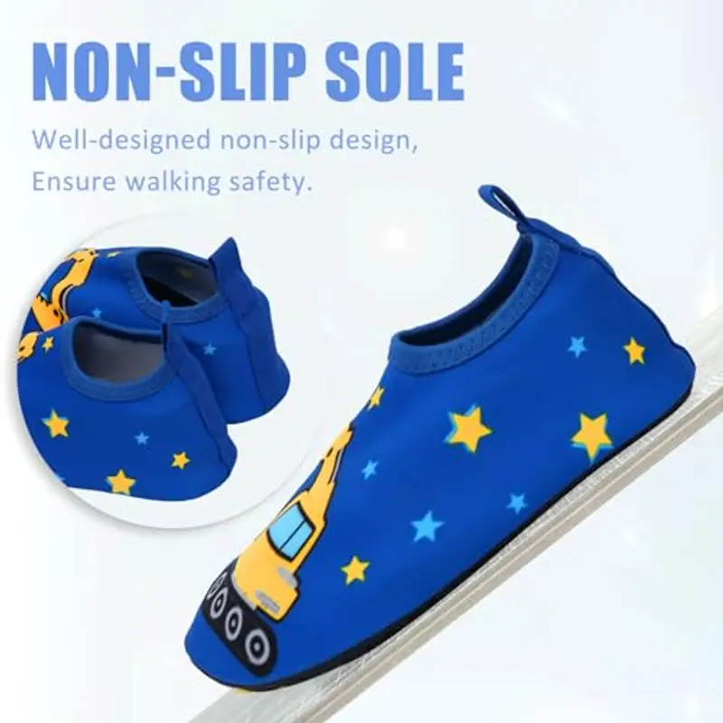 Scarpe Scoglio Bambino Bambini Scarpe da Spiaggia Mare Acquatiche Piscina Bambini Immersione Ragazzo Ragazza Scarps a Piedi Nudi per Surf Sportivo miniatura 2