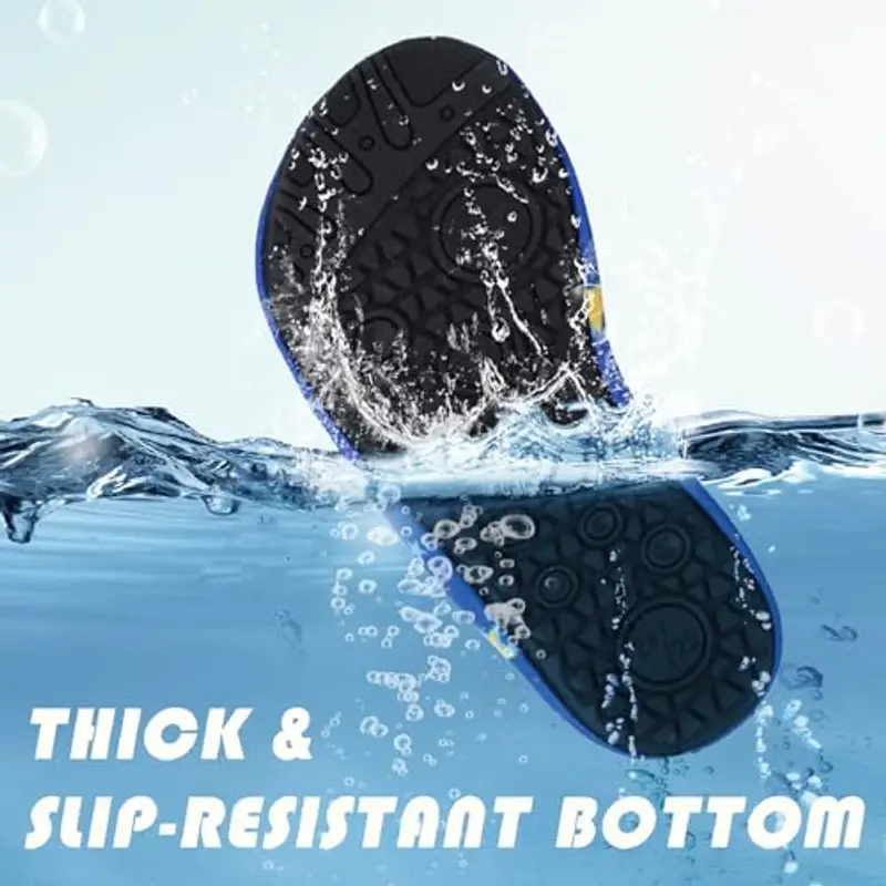 Scarpe Scoglio Bambino Bambini Scarpe da Spiaggia Mare Acquatiche Piscina Bambini Immersione Ragazzo Ragazza Scarps a Piedi Nudi per Surf Sportivo miniatura 3