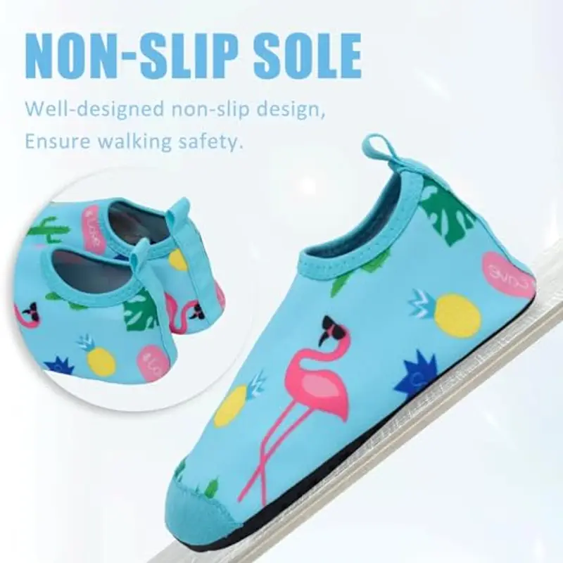 Scarpe Scoglio Bambino Bambini Scarpe da Spiaggia Mare Acquatiche Piscina Bambini Immersione Ragazzo Ragazza Scarps a Piedi Nudi per Surf Sportivo miniatura 2