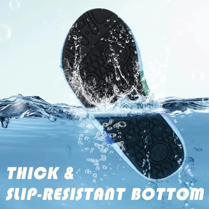 Scarpe Scoglio Bambino Bambini Scarpe da Spiaggia Mare Acquatiche Piscina Bambini Immersione Ragazzo Ragazza Scarps a Piedi Nudi per Surf Sportivo miniatura 3