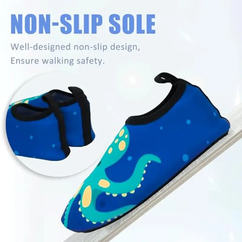 Scarpe Scoglio Bambino Bambini Scarpe da Spiaggia Mare Acquatiche Piscina Bambini Immersione Ragazzo Ragazza Scarps a Piedi Nudi per Surf Sportivo miniatura 2