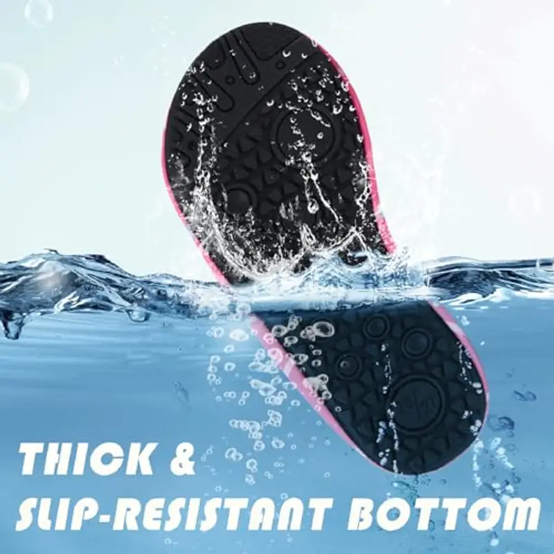 Scarpe Scoglio Bambino Bambini Scarpe da Spiaggia Mare Acquatiche Piscina Bambini Immersione Ragazzo Ragazza Scarps a Piedi Nudi per Surf Sportivo miniatura 3