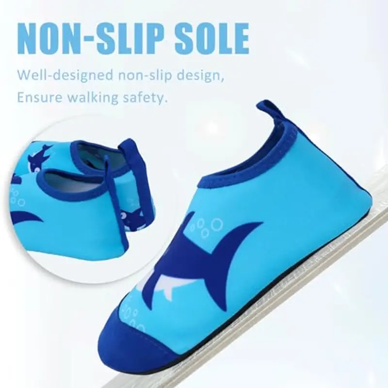 Scarpe Scoglio Bambino Bambini Scarpe da Spiaggia Mare Acquatiche Piscina Bambini Immersione Ragazzo Ragazza Scarps a Piedi Nudi per Surf Sportivo miniatura 2