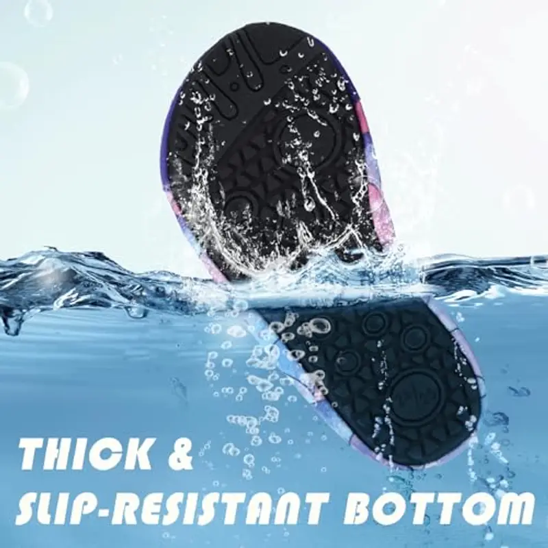 Scarpe Scoglio Bambino Bambini Scarpe da Spiaggia Mare Acquatiche Piscina Bambini Immersione Ragazzo Ragazza Scarps a Piedi Nudi per Surf Sportivo miniatura 3