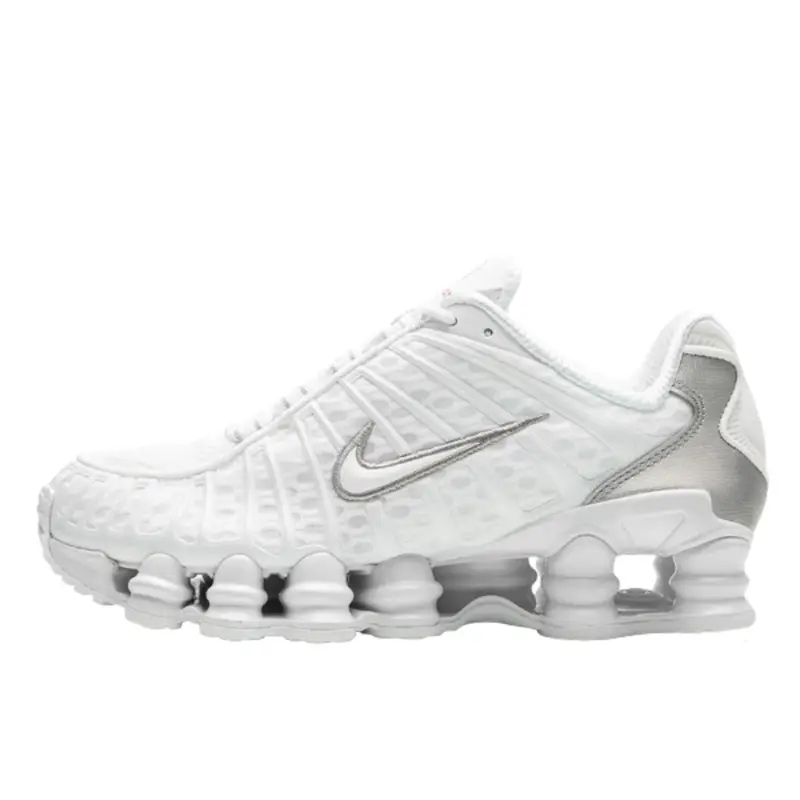 Scarpe  Shox TL White Metallic Silver Orange |  Nike