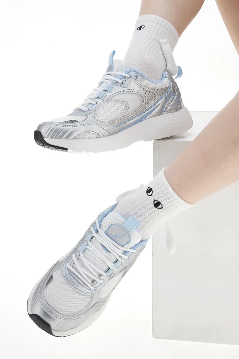 Scarpe Sportive Grigie e Bianche Australian AU42W104