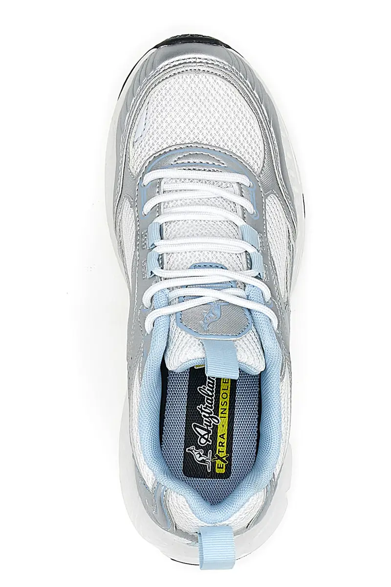 Scarpe Sportive Grigie e Bianche Australian AU42W104 miniatura 3