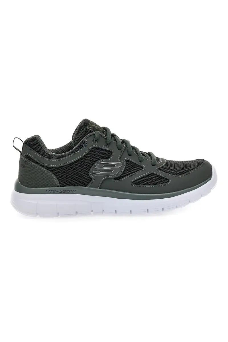 Scarpe sportive verde scuro leggere con Memory Foam Skechers Burns - Agoura