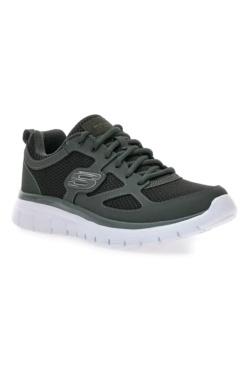 Scarpe sportive verde scuro leggere con Memory Foam Skechers Burns - Agoura miniatura 2