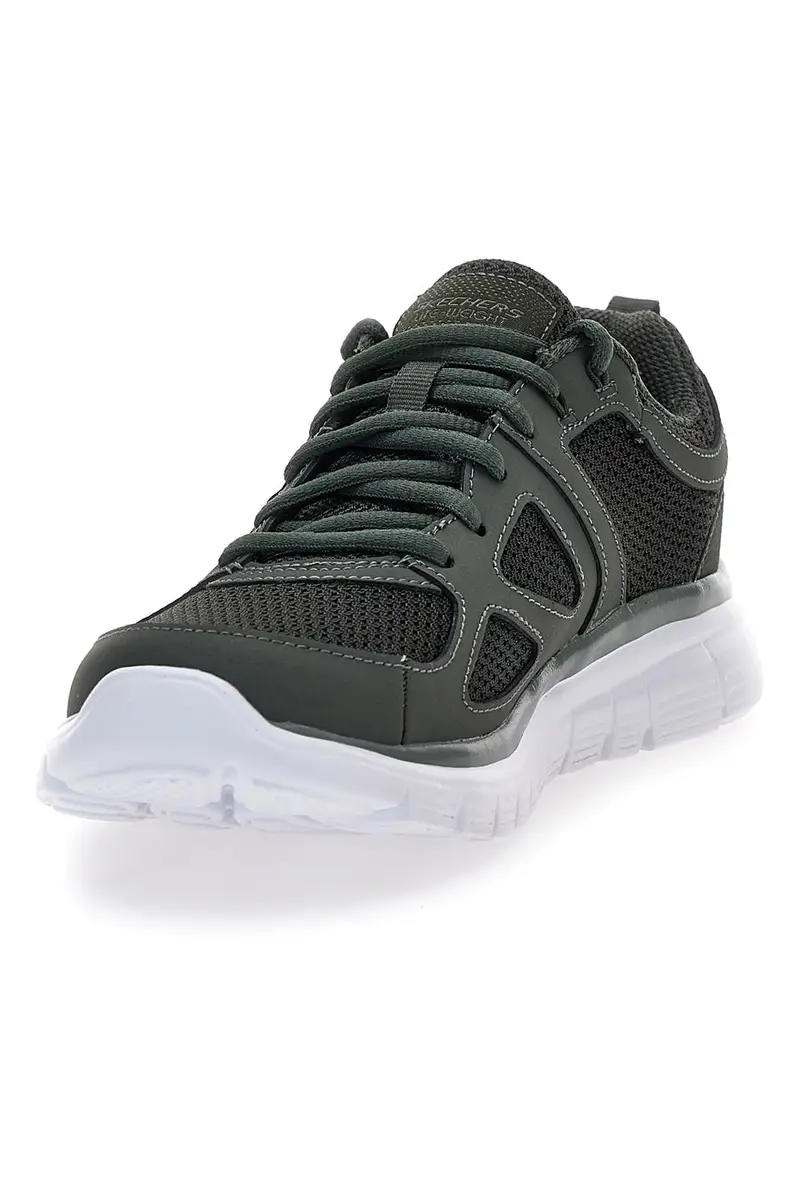 Scarpe sportive verde scuro leggere con Memory Foam Skechers Burns - Agoura miniatura 3