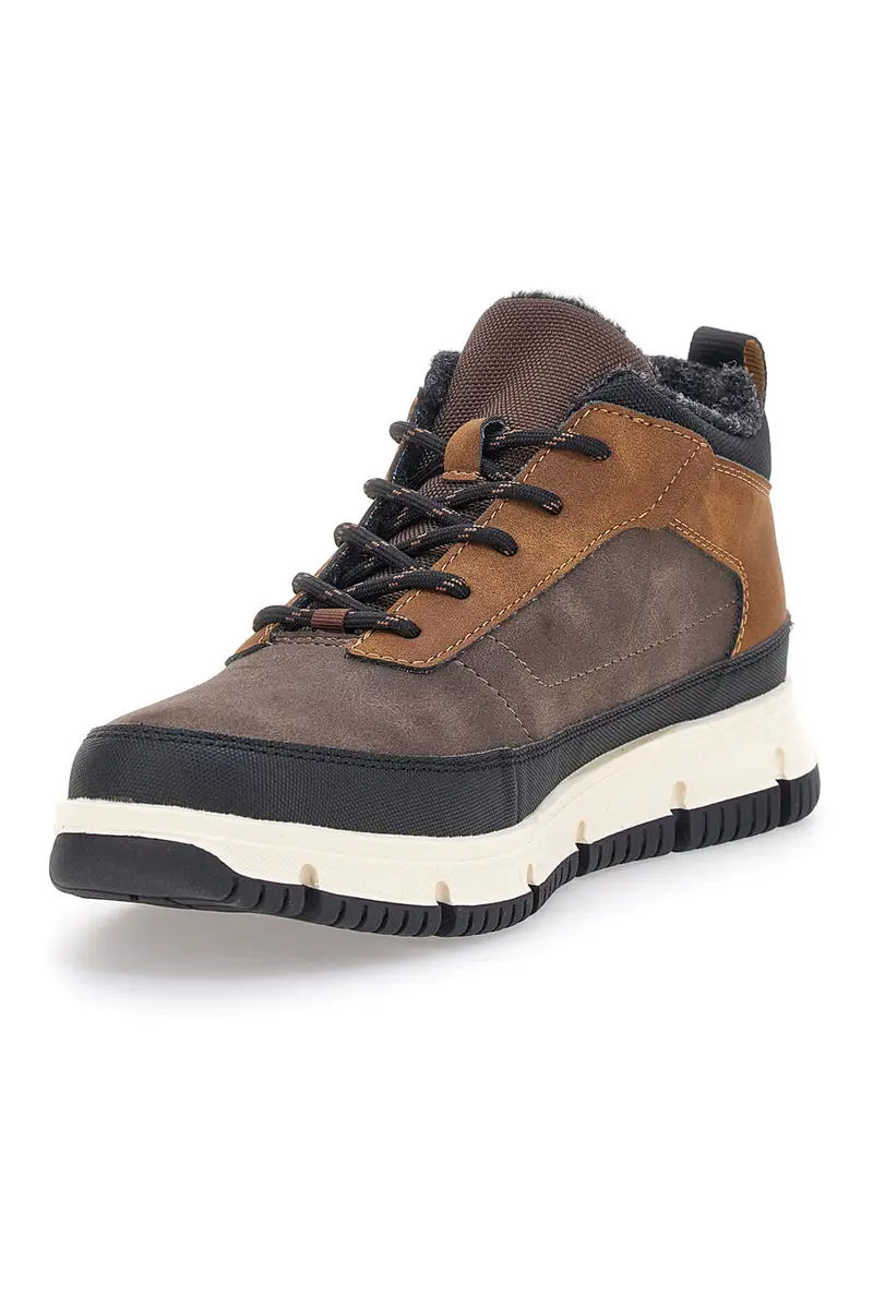 Scarponcino alla caviglia marrone e verde BUGATTI 345AC2355000 miniatura 3