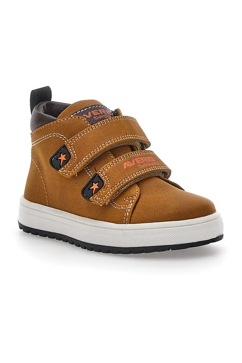 Scarponcino con Velcro Ocra Averis 3933 miniatura 2