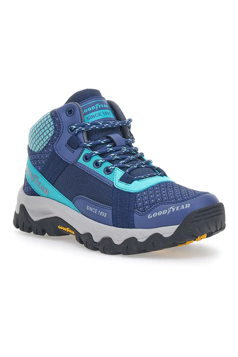 Scarponcino da Trekking Azzurro Goodyear 31004 miniatura 2