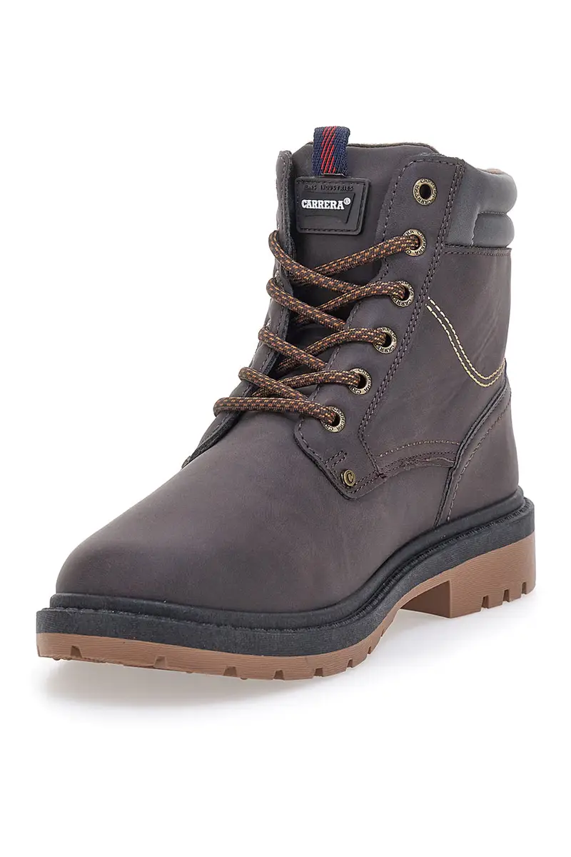 Scarponcino Marrone con Lacci a Cordoncino Carrera Cam75904p miniatura 3