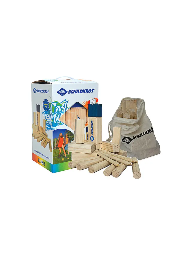 Kubb / Scacchi svedesi marrone