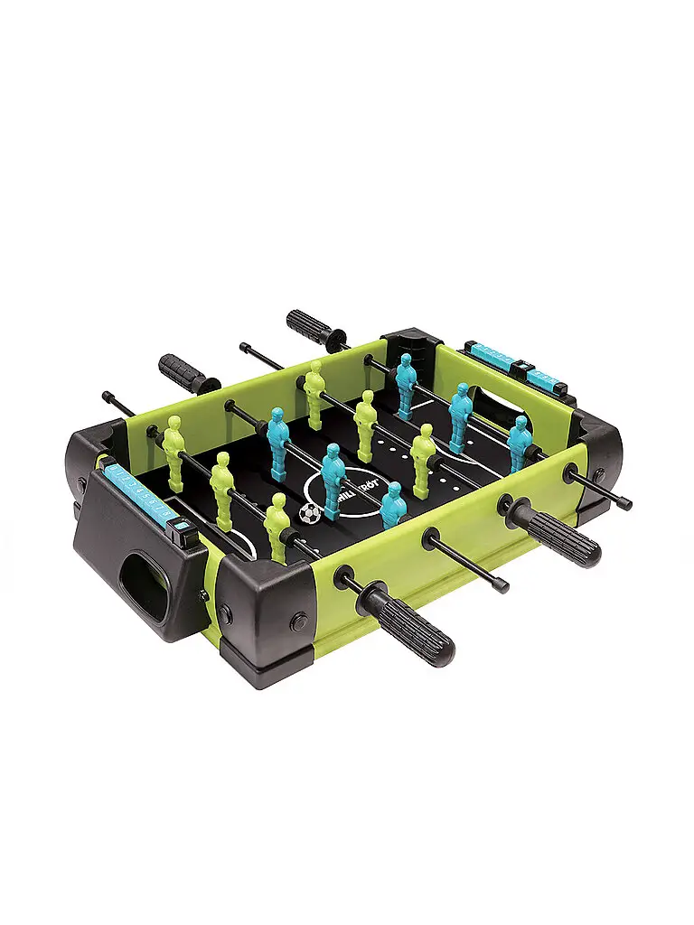 Mini calcio balilla da tavolo verde