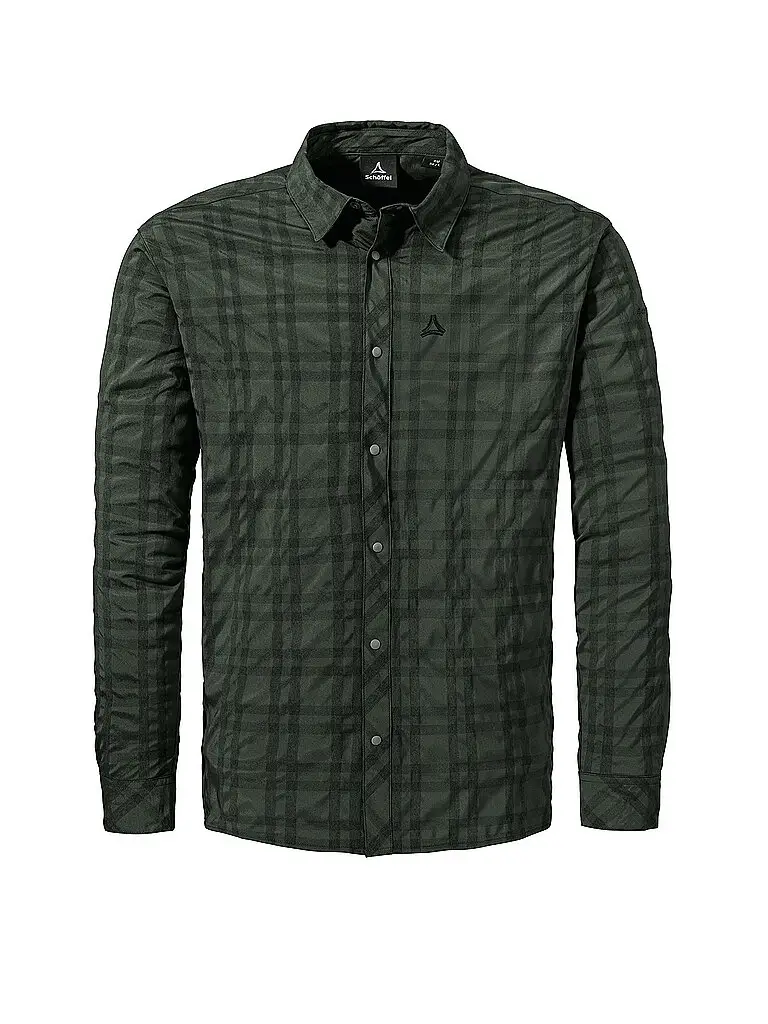 Camicia da uomo Yekuro verde scuro | 48