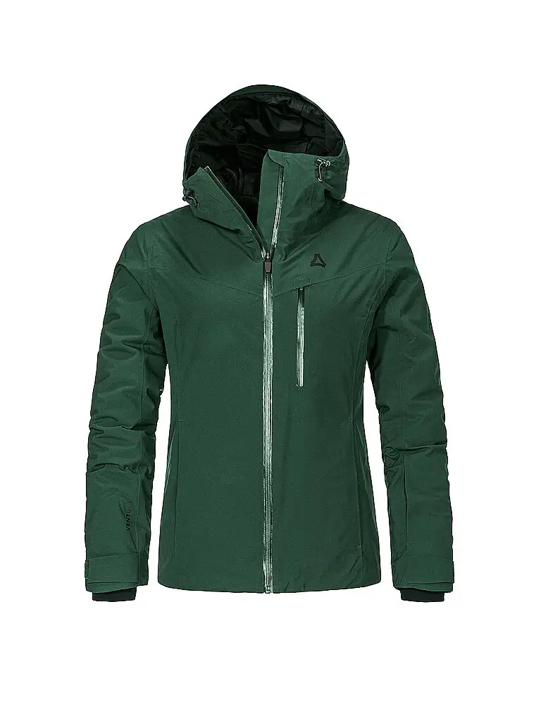 Giacca da sci da donna Style Nollen verde scuro | 34