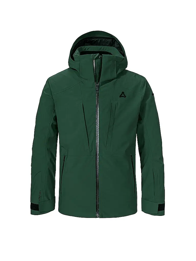 Giacca da sci da uomo Style Pontre verde scuro | 54