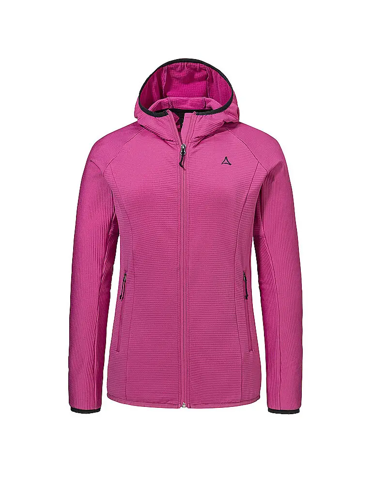 Giacca in pile da donna Cascata Hoodie rosa | 34