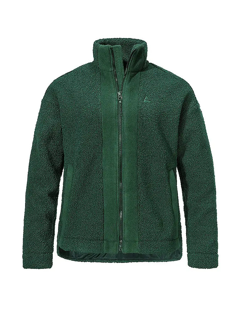 Giacca in pile da donna Kalmor verde scuro | 40