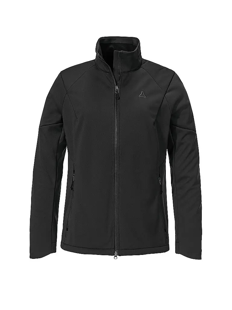 Giacca softshell da turismo da donna Fracon nero | 34