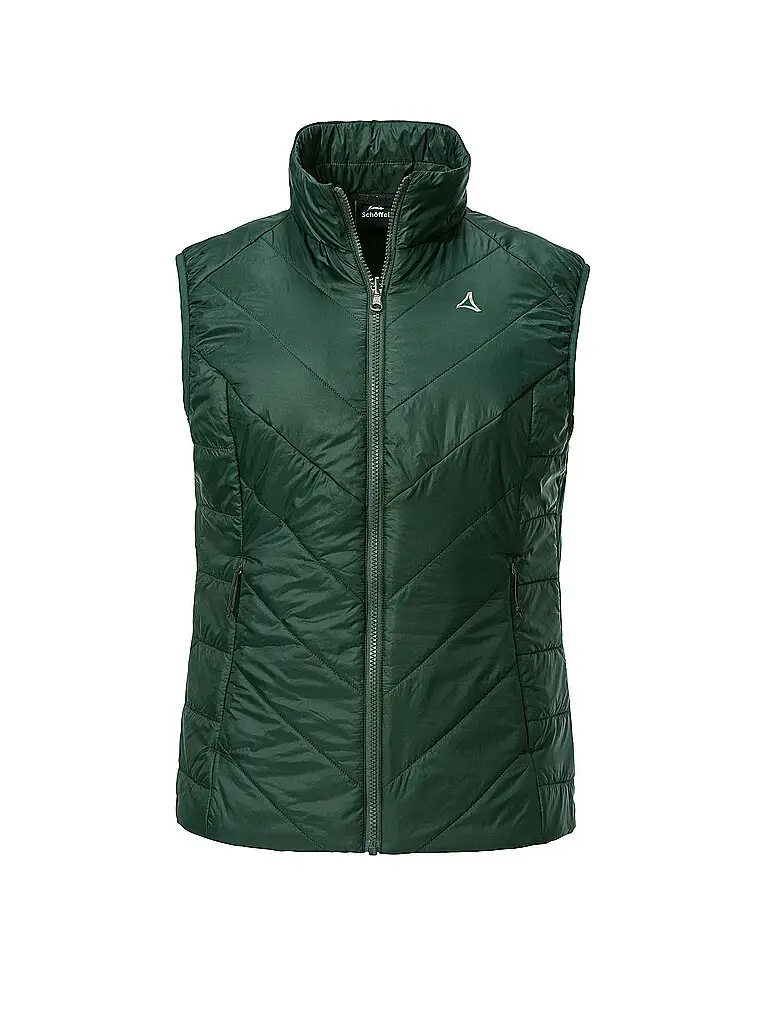 Gilet isolante da donna Yew ZipIn verde scuro | 40