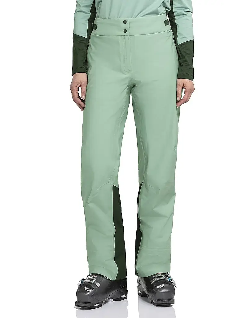 Pantaloni da sci da donna Style Lufeld verde chiaro | 36 miniatura 2