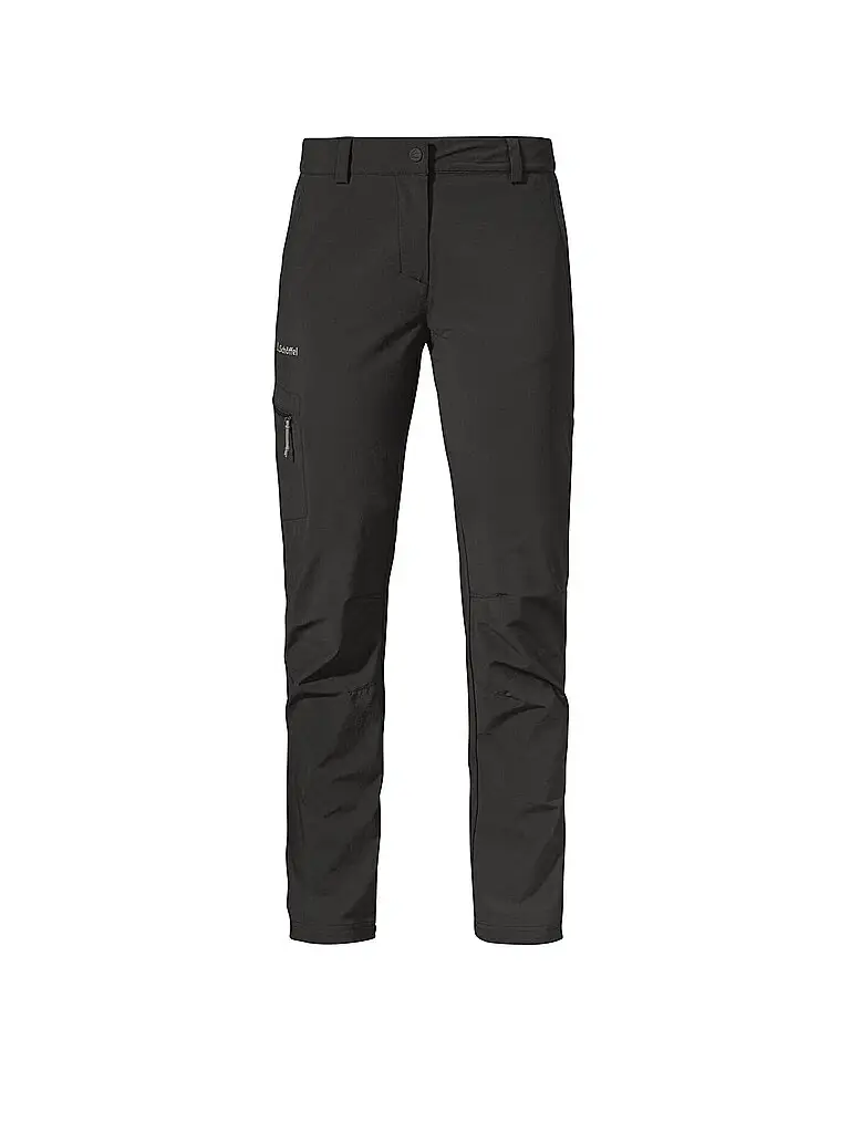 Pantaloni da trekking da donna Ascona nero | 36 (kurz)