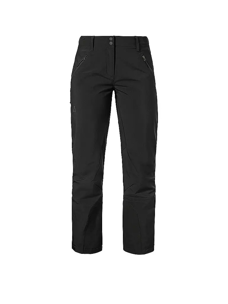 Pantaloni softshell da turismo da donna Milagle nero | 36